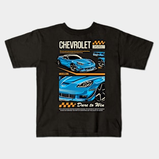 Corvette C6 Dare to Win Kids T-Shirt